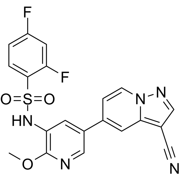 PI3K/mTOR Inhibitor-13结构式