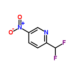 2-(二氟甲基)-5-硝基吡啶结构式