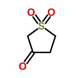 二氢噻吩-3(2H)-酮1,1-二氧化物结构式