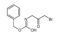 (3-溴-2-氧代丙基)氨基甲酸苯基甲酯结构式