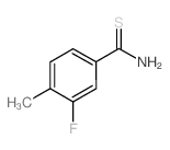 3-氟-4-甲基硫代苯甲酰胺结构式