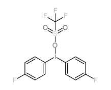 bis(4-chlorophenyl)iodonium trifluoromethanesulfonate Structure