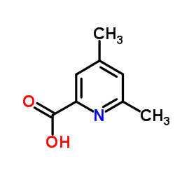 4,6-Dimethyl-2-pyridinecarboxylic acid Structure