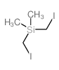Silane,bis(iodomethyl)dimethyl-结构式