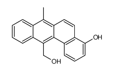 12-(hydroxymethyl)-7-methylbenzo[a]anthracen-4-ol结构式