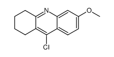 6-methoxy-9-chloro-1,2,3,4-tetrahydroacridine Structure