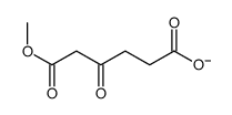 6-methoxy-4,6-dioxohexanoate Structure