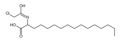 2-[(2-chloroacetyl)amino]hexadecanoic acid Structure