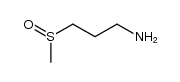 3-(甲基亚磺酰基)丙-1-胺结构式