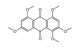 1,2,4,5,7-pentamethoxyanthracene-9,10-dione结构式