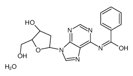 N6-苯甲酰基-2'-脱氧腺苷水合物结构式