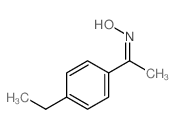 Acetophenone, 4-ethyl-, oxime Structure