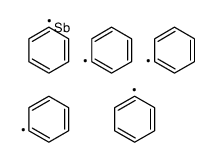 pentakis-phenyl-λ5-stibane结构式