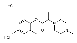 (2,4,6-trimethylphenyl) 2-(4-methylpiperazin-1-yl)propanoate,dihydrochloride Structure