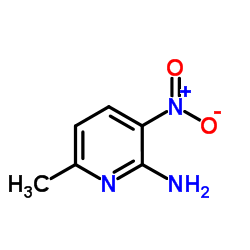 2-氨基-3-硝基-6-甲基吡啶结构式