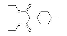 p-menthane-8,9-dioic acid diethyl ester Structure