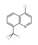 4-氯-8-(三氟甲基)喹啉结构式