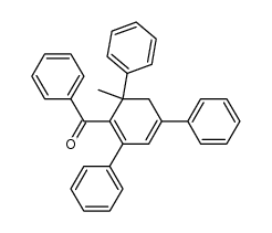 (6-methyl-2,4,6-triphenyl-cyclohexa-1,3-dienyl)-phenyl ketone Structure