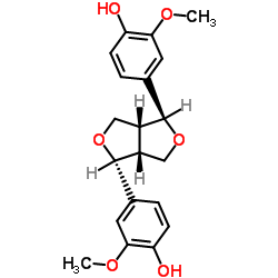 (+)-Epipinoresinol Structure
