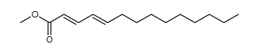 methyl (E,E)-2,4-tetradecadienoate Structure