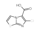 Imidazo[2,1-b]thiazole-5-carboxylicacid, 6-chloro- Structure