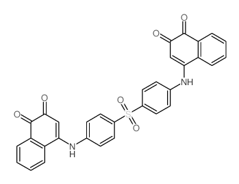 1,2-Naphthalenedione,4,4'-[sulfonylbis(4,1-phenyleneimino)]bis- (9CI) Structure