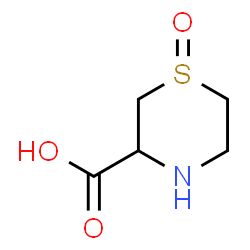 3-Thiomorpholinecarboxylicacid,1-oxide,(1S,3S)-(9CI) Structure