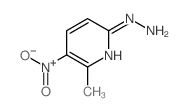 Pyridine,6-hydrazinyl-2-methyl-3-nitro-结构式