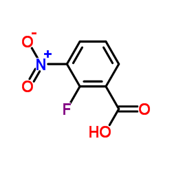 2-Fluoro-3-nitrobenzoic acid Structure