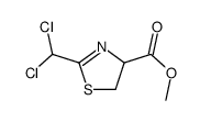 Methyl 2-dichloromethyl-4,5-dihydrothiazole-4-carboxylate Structure