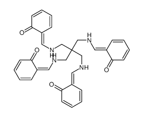 2,2'-[[2,2-bis[[[(2-hydroxyphenyl)methylene]amino]methyl]propane-1,3-diyl]bis(nitrilomethylidyne)]bisphenol结构式