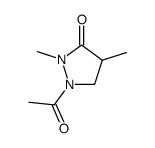 3-Pyrazolidinone,1-acetyl-2,4-dimethyl-结构式