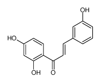 1-(2,4-dihydroxyphenyl)-3-(3-hydroxyphenyl)prop-2-en-1-one结构式