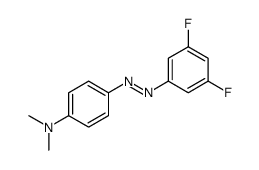 p-((3,5-Difluorophenyl)azo)-N,N-dimethylaniline结构式