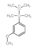 [(3-methoxyphenyl)-dimethyl-silyl]-dimethyl-silicon Structure