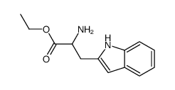 2-氨基-3-(1H-吲哚-2-基)丙酸乙酯结构式