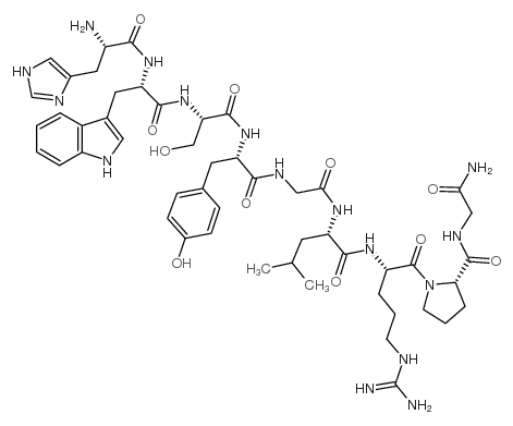(Des-Pyr1)-LHRH acetate salt Structure