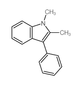 1,2-dimethyl-3-phenyl-indole Structure