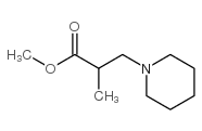 2-甲基-3-(哌啶-1-基)丙酸甲酯结构式