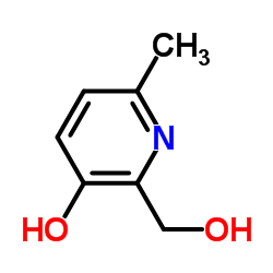 2-(Hydroxymethyl)-6-methyl-3-pyridinol Structure