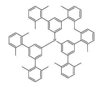 tris[3,5-bis(2,6-dimethylphenyl)phenyl]phosphane Structure