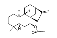 7β-acetoxy-ent-kaur-16-ene Structure
