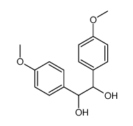 1,2-bis(4-methoxyphenyl)-1,2-Ethanediol Structure