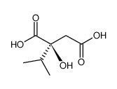 (2S)-2-isopropylmalic acid结构式