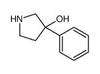 3-苯基吡咯烷-3-醇结构式