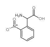 2-amino-2-(2-nitrophenyl)acetic acid Structure