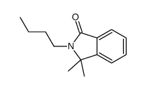 2-butyl-3,3-dimethylisoindol-1-one Structure