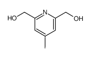 2,6-bis(hydroxymethyl)-4-methylpyridine Structure