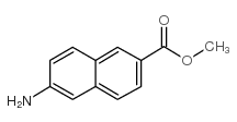 6-氨基-2-萘甲酸甲酯结构式