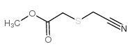 2-[(氰基甲基)硫代]乙酸甲酯结构式